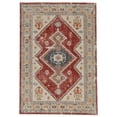 thumbnail image 2 of Contemporary Home Living 3' x 5' Tribal Diamond Medallion Area Throw Rug - Cream and Brown, 2 of 7
