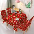 thumbnail image 3 of Juego de fundas de mesa rectangulares con estampado de mantel Home R, 3 of 3