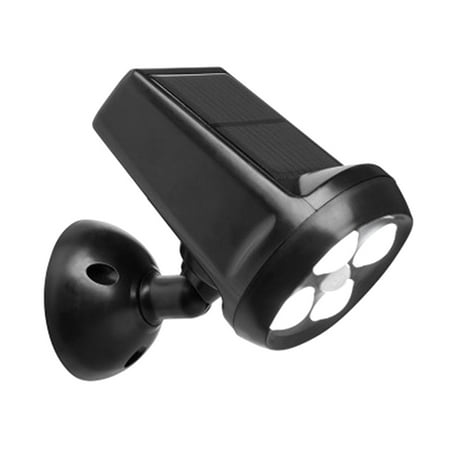 

SIEYIO Solar Wall Light 4 LEDs Motion Sensor Lamp Waterproof Wall Mount Spotlight Secur