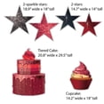 thumbnail image 4 of Red Glitter Drip Yard Sign Accessory Package, Drip Sparkle Yard Decorations (12 pcs Total), 4 of 7