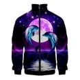 thumbnail image 4 of Chaqueta con estampado 3D de delfines, bonita chaqueta con gráficos de organismos marinos para hombres y niños, ropa divertida de moda, chaqueta de invierno, tops para mujer, 4 of 5