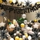 thumbnail image 3 of 8 globos de estrella de 26 pulgadas, enormes globos de papel de aluminio de estrella de explosión negra para cumpleaños, baby shower, boda, despedida de soltera, decoración de fiesta negra, 3 of 5