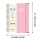 thumbnail image 2 of Agenda Planificador A5 Inglés 2025-2026 | Calendario con Páginas Separadoras | Cuaderno Encuadernado en Espiral con Divisores y Bolsillo Interior | Organizador Mensual para Estudiantes, 2 of 7