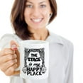 thumbnail image 2 of The Stage Is My Happy Place Coffee & Tea Gift Mug For A Performer, Musician, Pianist And Singer, 2 of 4