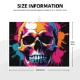 thumbnail image 2 of Sikiie Colorful Skull Dish Drying Mat, Kitchen Counter Mat, Self Drying Mat for Kitchen Counter Dish Drying Pad ,for Dishes, Utensils, Pots and Pans（24" x 18"）, 2 of 7