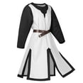 thumbnail image 1 of Tunic Shirt for Men Historical Halloween Blouse Top Lace Up Design, 1 of 3