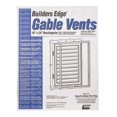 thumbnail image 2 of Builders Edge 18 in. W X 24 in. L White Plastic Gable Vent, 2 of 4