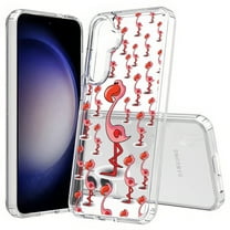 TalkingCase Slim Fit Phone Case Compatible for Samsung Galaxy S25(Not S25  Plus/Ultra), Flamingo in Crowd Print, Lightweight,Flexible, USA Print