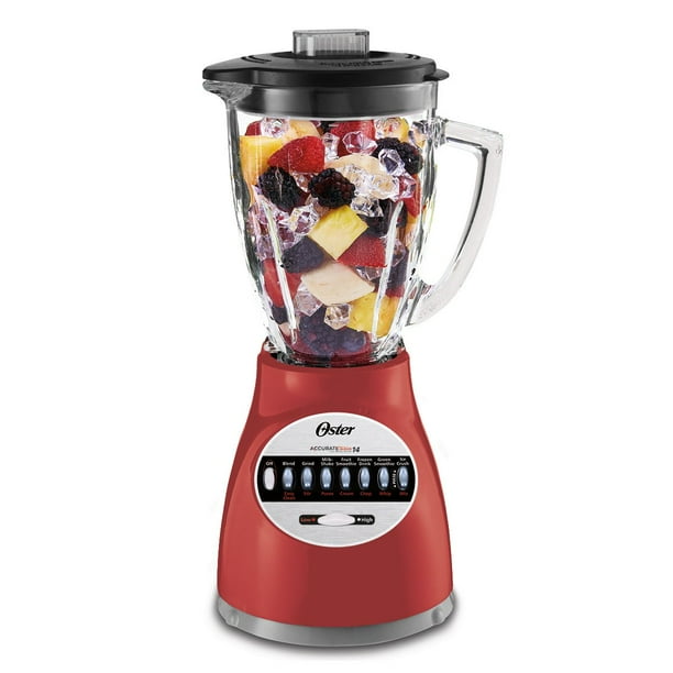 Oster 14speed Accurate Countertop Blender, Red, 450 Watts Walmart