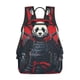 thumbnail image 1 of Fotbe Red Black Eastern Panda Warrior Mochila Ligera para Hombres y Mujeres - Duradera y Resistente al Agua, Ideal para Escuela, Trabajo, Viajes y Uso Diario, 1 of 7