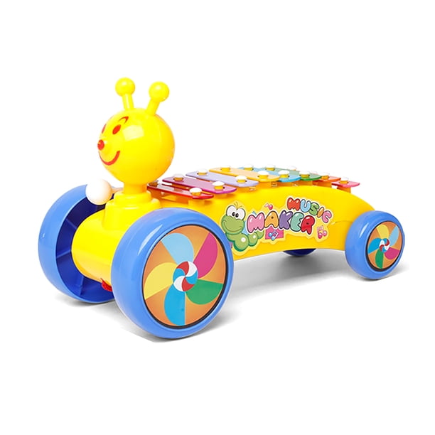 Coche Musical De Juguete, Caracol, 8 Escalas, Teclado, Coche Musical, Instrumento, Piano, Xilófono, Juguete Educativo Para Bebés Eigraketly FN002863-00