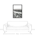 thumbnail image 3 of Creative Products Black and White Ocean Waves 24 x 36 Canvas Wall Art, 3 of 3