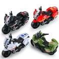 thumbnail image 2 of Esaierr Kids Toys Toddler Motorcycle Toys for 3-9 Year Alloy Car Model Toys Lights Sound Effects Car Toys Boy City Service Motorcycles Toys, 2 of 5