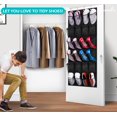thumbnail image 2 of Organizador de Zapatos MISSLO para Puerta con 24 Bolsillos Grandes de Malla, 2 of 7