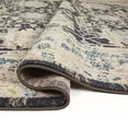 thumbnail image 3 of Laura Hill Bella Amelia Damask Area Rug, Navy/Ivory, 7'10"x10'2", 3 of 5