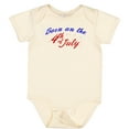 thumbnail image 3 of Inktastic Born on the 4th of July Boys or Girls Baby Bodysuit, 3 of 5