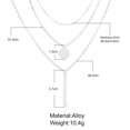 thumbnail image 4 of Gargantilla de cadena para mujer adorno gargantilla delicada collar cadena de clavícula para regalo FLhrweasw Para estrenar, 4 of 4