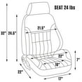 thumbnail image 3 of Scat 80-1000-51RS Rally Series 1000 Seat Fits select: 1975-2003 FORD F150, 1993-2007 HONDA CIVIC, 3 of 4
