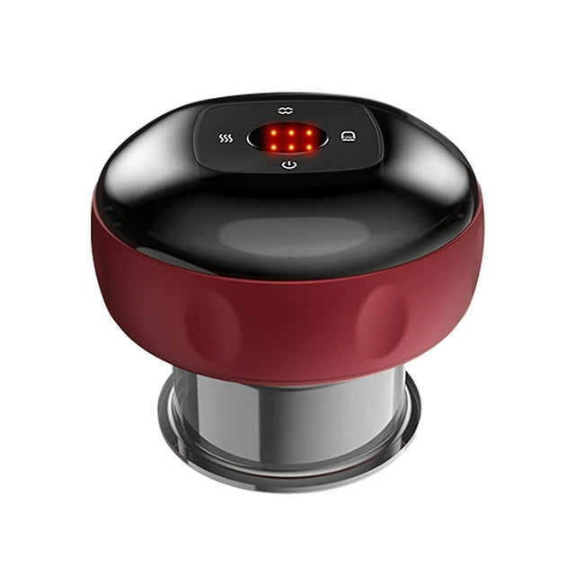 Massage Électrique par Ventouses avec Vibration à Lumière Rouge