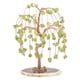 thumbnail image 2 of Mini Árbol de cristal Macarena Árbol de Feng Shui piedras peridoto, 2 of 8