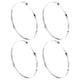 thumbnail image 1 of Abrazadera de manguera Uxcell, de 8 2/5" a 9 1/4" Abrazaderas de manguera de acero inoxidable ajustables para línea de combustible y plomería, paquete de 4, 1 of 7