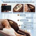 thumbnail image 6 of Balichun 4D Massage Chair, Full Body Zero Gravity Recliner with AI Voice, 15 Auto Modes, Remote, Waist & Calf Heating, Burgundy, 6 of 16