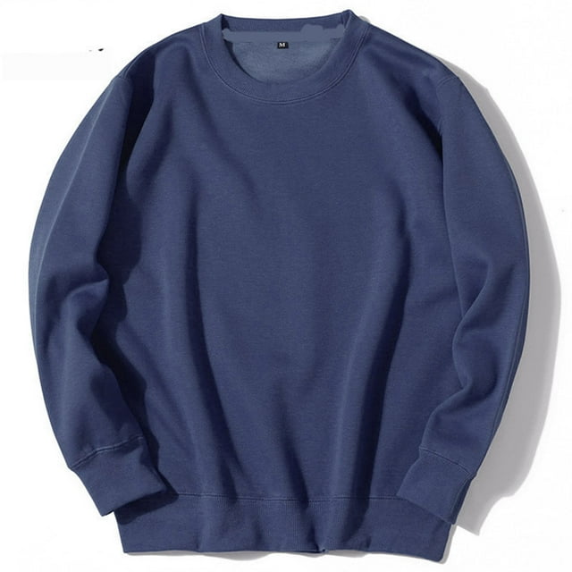 pstuiky camisas de manga larga para hombre, Sudadera deportiva de cuello redondo y manga larga con capucha lisa para hombre Tops de hombre xxxl