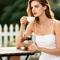 thumbnail image 4 of Ice Cream Bowls, Stainless Steel Dessert Cups, Stainless Steel Pedestal Dessert Bowl, Footed Cocktail Serving Bowl, Metal Rustproof Food Grade Cups, Easy Clean Ice Cream Cups 1Pcs, 4 of 9