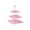🥑 Pink_Base#1928, variant on 3-Tier Square Dessert Stand European Style Fruit Tray – White or Pink Plastic Cake Stand Snack Nut Candy Dishes Coffee Table Display 13.4 x 9.8 in