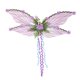 thumbnail image 2 of Alas de Mariposa Élficas, Alas de Cigarra Finas, Conjunto de Accesorios para Fiestas y Actuaciones, 2 of 7