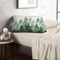 thumbnail image 3 of Sage Green Pillow Covers 12x20 Inch 2 Pcs Watercolor Christmas Tree Decor Throw Pillows Natural Forest Spring Summer Outdoor Farmhouse Decoration Pillowcase Linen Cushion Cover for Couch Sofa, 3 of 6