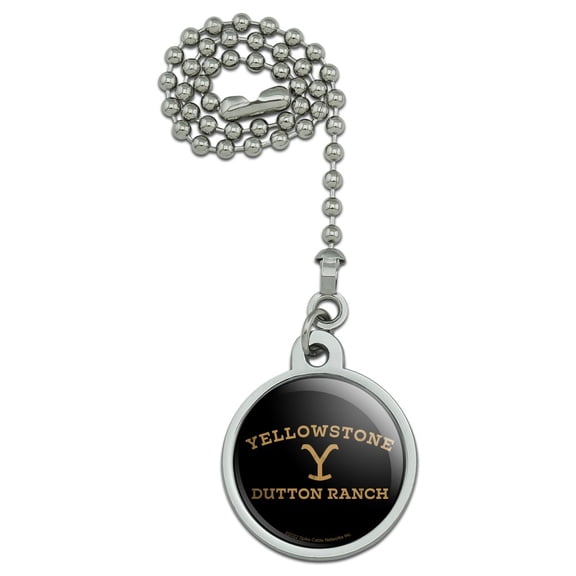 Yellowstone TV Show Dutton Ranch Ceiling Fan and Light Pull Chain