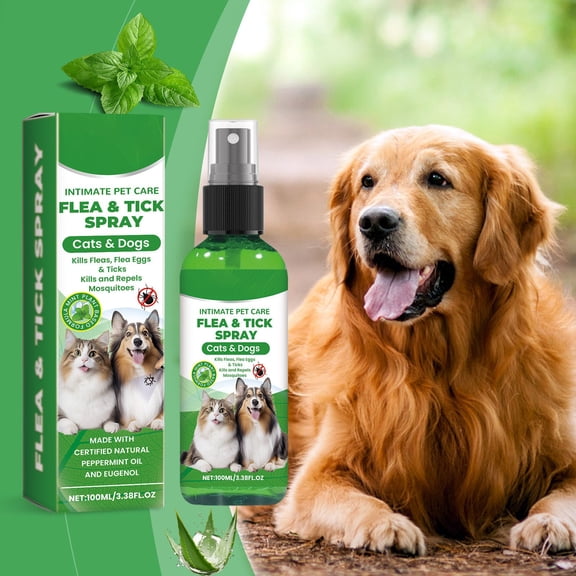 and for Dogs, and for Cats, Plant Based Peppermint Oil, Gentle Daily Grooming and for Pet Coat and Skin, 1 Pack