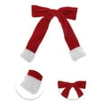 thumbnail image 3 of Unique Bargains 1 Pc Christmas Bow Hair Clips Bow Hairdo Clip for Christmas 7.87"x5.91" Red White, 3 of 6