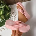 thumbnail image 2 of Puntoco Flip Flops for Women with Arch Support Yoga Mat Comfortable Summer Beach Walking Thong Cushion Sandals Slip On Indoor Outdoor Pink 9(42), 2 of 9