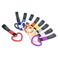 thumbnail image 3 of Rings Heart Shaped Car Handle Straps, Drift Charm Rear Bumper Warning  Decorative Subway  Broken Heart Handle for Car Interior, 3 of 8