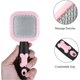 thumbnail image 3 of Pet Grooming Brushes - Shedding And Grooming Tools Dog Combs Shedding Combs Kitten And Dog Brushes Pet Knotting Comb - Pink, 3 of 4