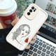 thumbnail image 3 of Único y llamativo: divertida funda plateada de doble capa esmerilada con estampado gráfico para iPhone 15 Pro Max 14 13 12 Pro 11, 3 of 4