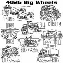 Aunt Martha's #4026 Big Wheels