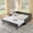 Gray, variant on Harper & Bright Designs Full Size Upholstered Daybed with Trundle, Button Tufted Sofa Bed Frame with USB and Waved Shape Arms for Living Room and Bedroom, Gray