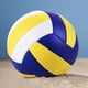 thumbnail image 3 of Voleibol interior oficial tamaño 5 Sharpla Pelota de voleibol PU Soft Azul amarillo, 3 of 8