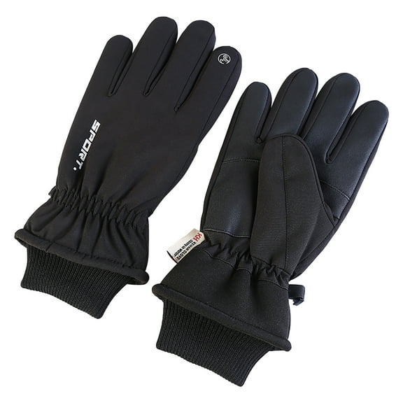 Pklyzj Fully Waterproof Winter Gloves, Sensitive Touch Screen Warm Gloves, Non-Slip Palm, Comfortable Lining for Cold Weather Thermal Gloves for Cycling, Driving, Hiking, Running, Golf, Skiing