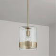 thumbnail image 6 of 12 Inch 1 Light Pendant In Transitional/Industrial Style 10 High By 12 Wide-Matte Black Finish    -Traditional Installation Capital Lighting 335911Mb, 6 of 9