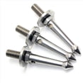 thumbnail image 4 of 9 Piezas Puntas de Pie de Trípode de Acero Inoxidable de 3/8 Pulgadas para Picos de Terreno Más Suaves Y Sueltos para / / / , Etc. Trípode, 4 of 5