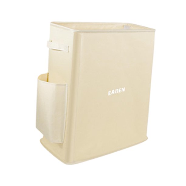 Cesta de almacenamiento de Canasta de lavandería con mango Organizador de productos de productos de acondicionamiento de fitness Organizador de Beige y l