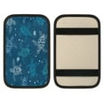 thumbnail image 2 of Blue sea turtle car hand rest pad, 2 of 9