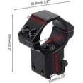 thumbnail image 4 of High Profie Cope - 30mm Mounting Adapter With 11mm Dovetai Rai, 4 of 5