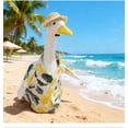 thumbnail image 2 of Sruoe Porch Goose Outfits, Porch Goose Clothes, 23 Inch Cement Goose Clothes Dress, Duck Clothes for Spring Easter Holiday Outdoor Garden Yard Lawn Patio Statue Decor, 2 of 3