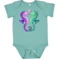 thumbnail image 3 of Inktastic Seahorses Kissing with Hearts Boys or Girls Baby Bodysuit, 3 of 5
