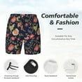 thumbnail image 5 of Fotbe Flower Men’s Swim Trunks Quick Dry Swim Shorts Board Shorts with Mesh Lining-, 5 of 9